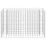 vidaXL Strat înălțat gabion, 90 x 30 x 60 cm, oțel galvanizat