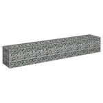 vidaXL Strat înălțat gabion, 180 x 30 x 30 cm, oțel galvanizat