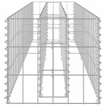 vidaXL Strat înălțat gabion, 180 x 30 x 30 cm, oțel galvanizat