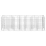 vidaXL Strat înălțat gabion, 180 x 30 x 60 cm, oțel galvanizat