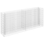 vidaXL Strat înălțat gabion, 180 x 30 x 90 cm, oțel galvanizat