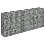 vidaXL Strat înălțat gabion, 180 x 30 x 90 cm, oțel galvanizat