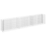 vidaXL Strat înălțat gabion, 270 x 30 x 60 cm, oțel galvanizat