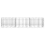 vidaXL Strat înălțat gabion, 270 x 30 x 60 cm, oțel galvanizat
