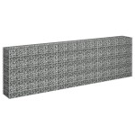 vidaXL Strat înălțat gabion, 270 x 30 x 90 cm, oțel galvanizat