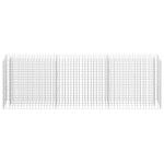 vidaXL Strat înălțat gabion, 270 x 30 x 90 cm, oțel galvanizat
