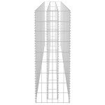 vidaXL Strat înălțat gabion, 270 x 30 x 90 cm, oțel galvanizat