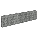 vidaXL Strat înălțat gabion, 360 x 30 x 90 cm, oțel galvanizat