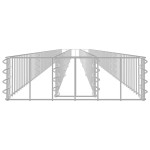 vidaXL Strat înălțat gabion, 450x30x10 cm, oțel galvanizat