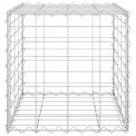 vidaXL Strat înălțat cub gabion, 40 x 40 x 40 cm, sârmă de oțel