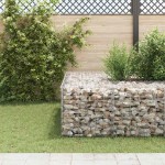vidaXL Strat înălțat cub gabion, 60 x 60 x 60 cm, sârmă de oțel