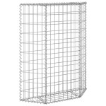 vidaXL Strat înălțat gabion trapez, 80x20x100 cm, oțel galvanizat