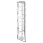 vidaXL Strat înălțat gabion trapez, 100x20x100 cm, oțel galvanizat