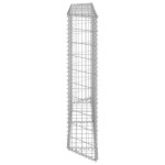 vidaXL Strat înălțat gabion trapez, 150x20x100 cm, oțel galvanizat