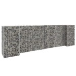vidaXL Jardinieră gabion în formă de H, 260 x 40 x 80 cm, sârmă oțel vidaXL Jardinieră gabion în formă de H, 260 x 40 x 80 cm, sârmă oțel