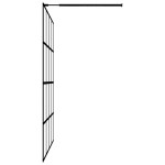 vidaXL Paravan duș walk-in, 90x195 cm, sticlă securizată transparentă vidaXL Paravan duș walk-in, 90x195 cm, sticlă securizată transparentă