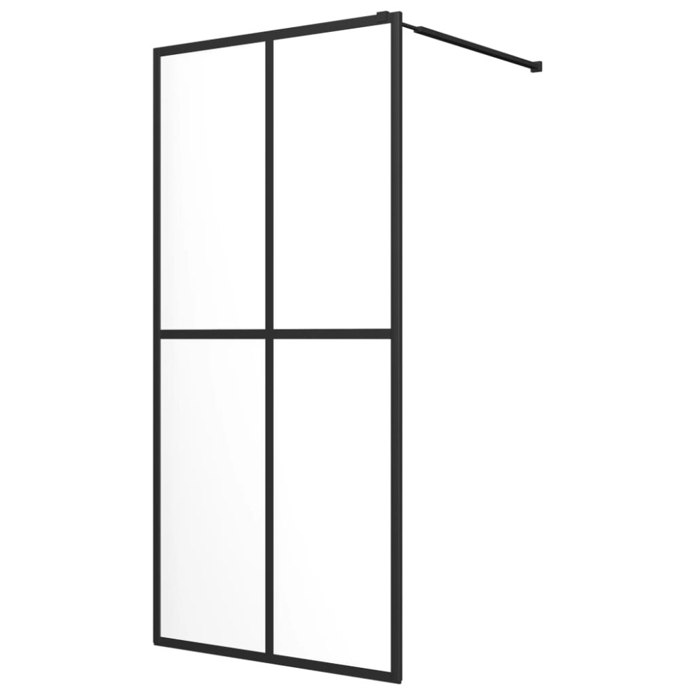 vidaXL Paravan duș walk-in, 80x195 cm, sticlă securizată transparentă