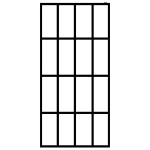 vidaXL Paravan de duș walk-in, 80x195 cm, sticlă securizată mată vidaXL Paravan de duș walk-in, 80x195 cm, sticlă securizată mată