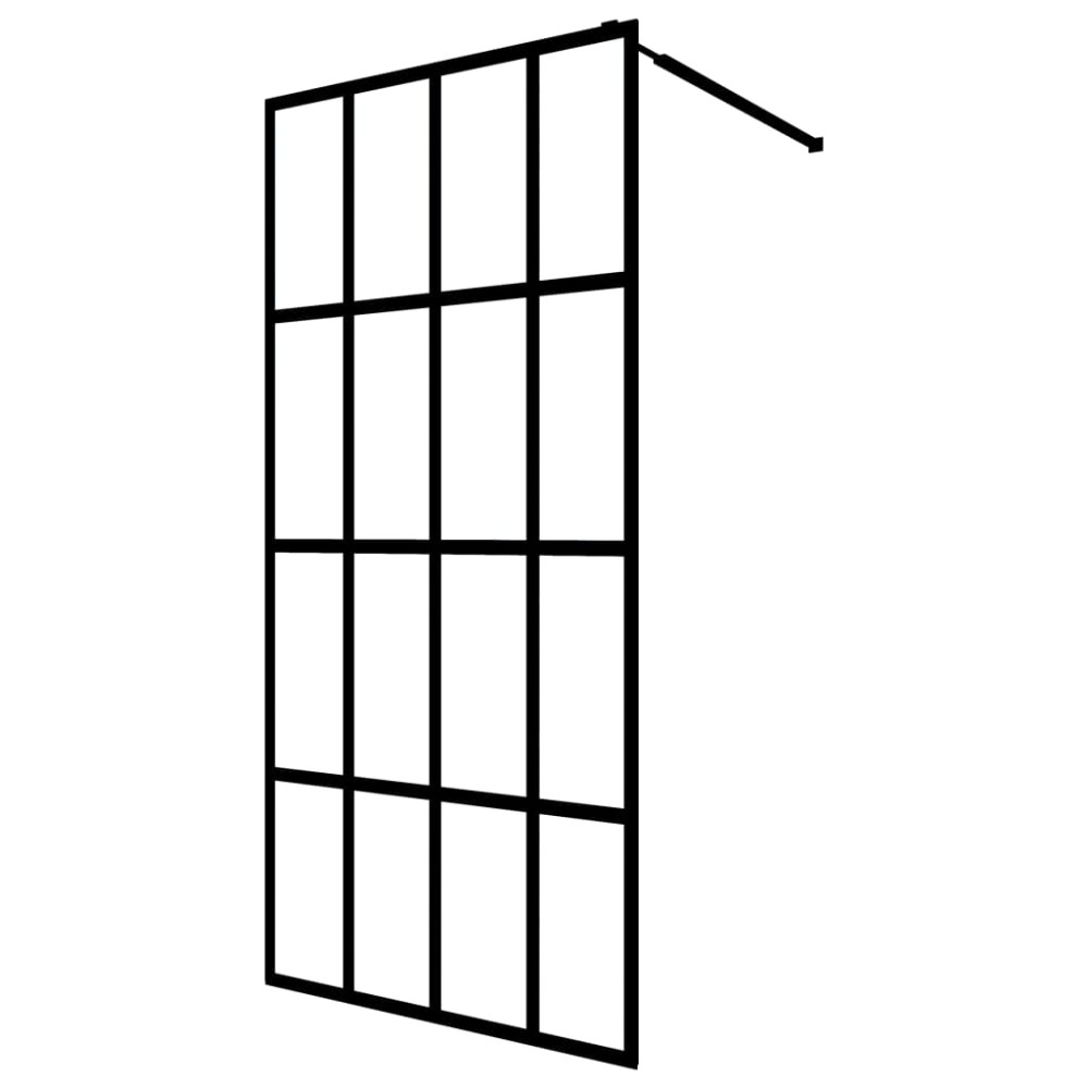 vidaXL Paravan de duș walk-in, 118x190 cm, sticlă securizată mată