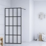vidaXL Paravan de duș walk-in, 118x190 cm, sticlă securizată mată vidaXL Paravan de duș walk-in, 118x190 cm, sticlă securizată mată