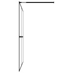 vidaXL Paravan de duș walk-in, 100x195 cm, sticlă securizată mată vidaXL Paravan de duș walk-in, 100x195 cm, sticlă securizată mată