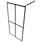 vidaXL Paravan de duș walk-in, 100x195 cm, sticlă securizată mată vidaXL Paravan de duș walk-in, 100x195 cm, sticlă securizată mată