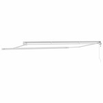 Copertină Alb 4,5 × 3 m Metal