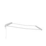 Copertină Alb 5 x 3 m Metal