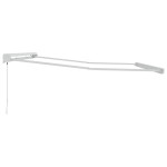 Copertină Alb 5 x 3 m Metal