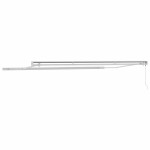 Copertină Alb 5 x 3 m Metal