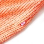 Pulover pentru copii tricotat portocaliu strălucitor 104