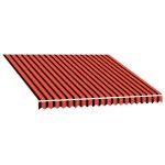 vidaXL Pânză de copertină, portocaliu și maro, 300 x 250 cm vidaXL Pânză de copertină, portocaliu și maro, 300 x 250 cm