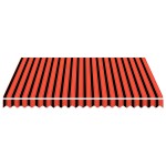 vidaXL Pânză de copertină, portocaliu și maro, 300 x 250 cm vidaXL Pânză de copertină, portocaliu și maro, 300 x 250 cm