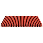 vidaXL Pânză de copertină, portocaliu și maro, 350 x 250 cm vidaXL Pânză de copertină, portocaliu și maro, 350 x 250 cm