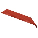 vidaXL Pânză de copertină, portocaliu și maro, 350 x 250 cm vidaXL Pânză de copertină, portocaliu și maro, 350 x 250 cm