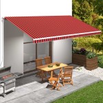 vidaXL Pânză de copertină, portocaliu și maro, 600 x 300 cm vidaXL Pânză de copertină, portocaliu și maro, 600 x 300 cm