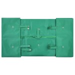 vidaXL Căptușeală cărucior de grădină, verde, material textil vidaXL Căptușeală cărucior de grădină, verde, material textil