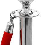 vidaXL Set VIP stil barieră, 3 piese, argintiu, oțel inoxidabil vidaXL Set VIP stil barieră, 3 piese, argintiu, oțel inoxidabil