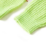 Pulover pentru copii tricotat, galben neon, 92