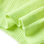 Pulover pentru copii tricotat, galben neon, 104
