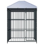 vidaXL Padoc pentru câini de exterior, cu acoperiș, 150 x 150 x 210 cm vidaXL Padoc pentru câini de exterior, cu acoperiș, 150 x 150 x 210 cm