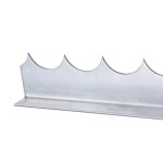 vidaXL Bandă cu țepi de perete, 4 buc., oțel galvanizat, 1 m vidaXL Bandă cu țepi de perete, 4 buc., oțel galvanizat, 1 m