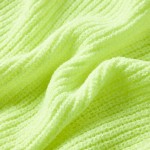 Pulover tricotat pentru copii, galben neon, 140
