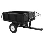 vidaXL Remorcă basculantă mașină de tuns iarba, încărcătură 300 kg vidaXL Remorcă basculantă mașină de tuns iarba, încărcătură 300 kg