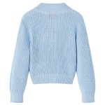 Cardigan pentru copii tricotat, albastru, 116
