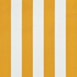 vidaXL Copertină retractabilă, galben și alb, 100 x 150 cm