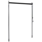 vidaXL Jaluzea tip rulou de exterior, antracit, 150 x 270 cm