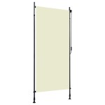 vidaXL Jaluzea tip rulou de exterior, crem, 100 x 270 cm
