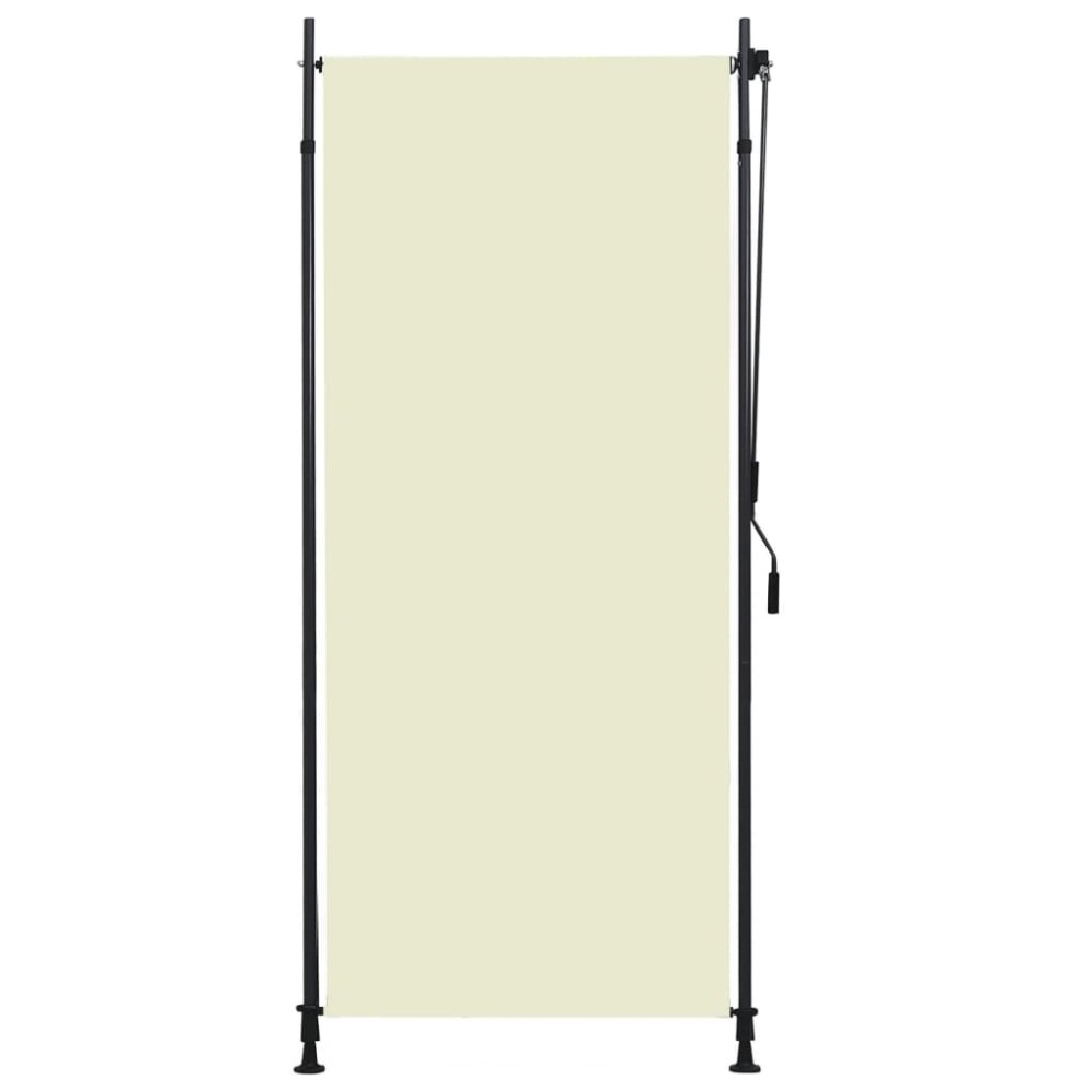 vidaXL Jaluzea tip rulou de exterior, crem, 100 x 270 cm