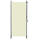vidaXL Jaluzea tip rulou de exterior, crem, 100 x 270 cm